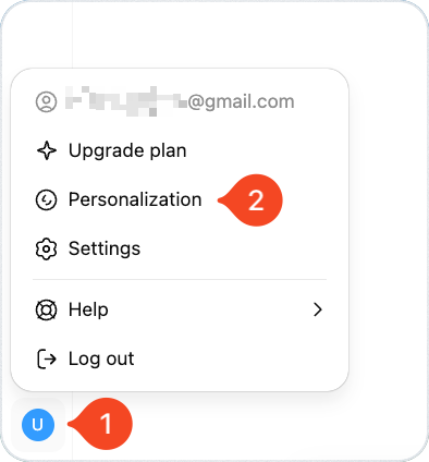 تخصيص ChatGPT لاحتياجاتك واسلوبك، مع أفضل الممارسات والأمثلة لنتائج أفضل، وهلوسة أقل 3 chatgpt Go To Personalization En