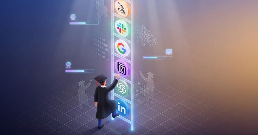 دليل الخريجين: أهم أدوات وفرص الذكاء الاصطناعي للنمو وتوظيف المهارات 1 ai tools for graduates EveryLeader Arabic